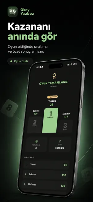 Yazboz: Okey Skor Takibi screenshot 1