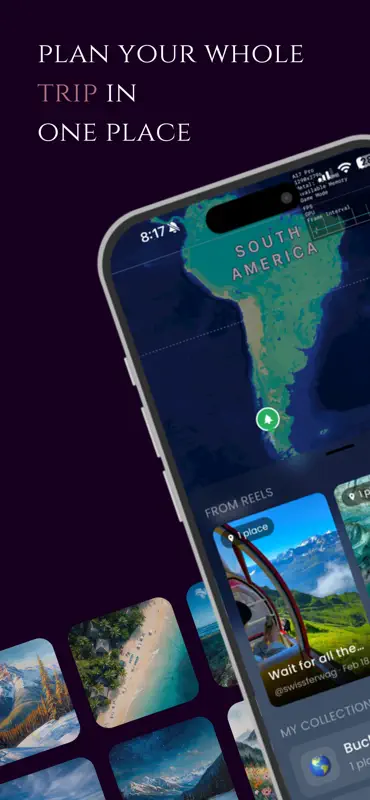Triply: Place Saver from Reels screenshot 1 of 7