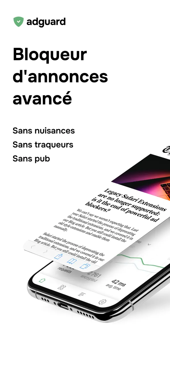 Screenshot #1 pour AdGuard Pro: Safari Ad Blocker