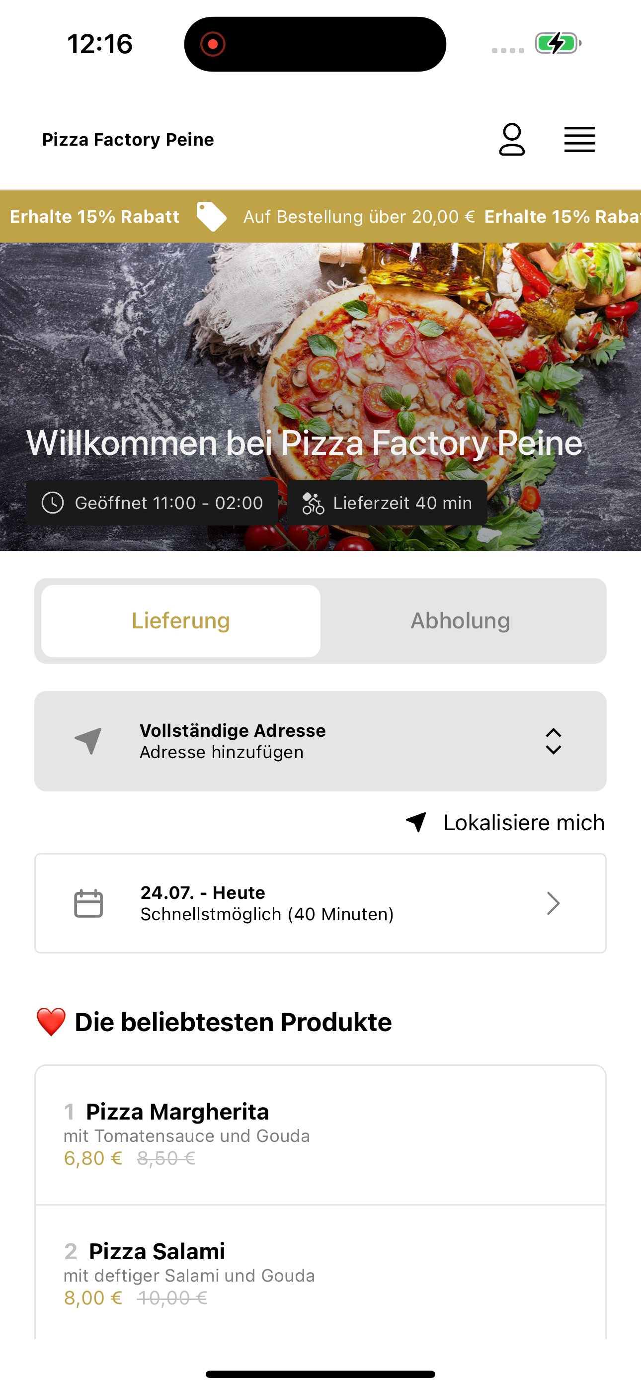 Pizza Factory Peine screenshot 6
