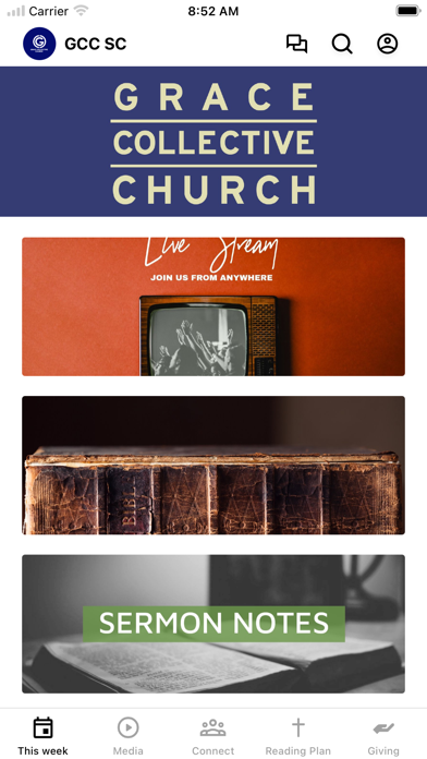 Grace Collective Church Screenshot