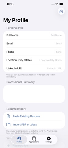 ResumeFit Screenshot 1 of 4