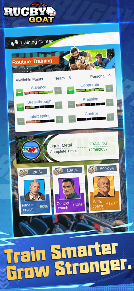 Rugby GOAT - Games App | MWM