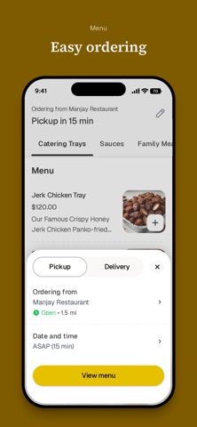 Manjay Restaurant iPhone screenshot
