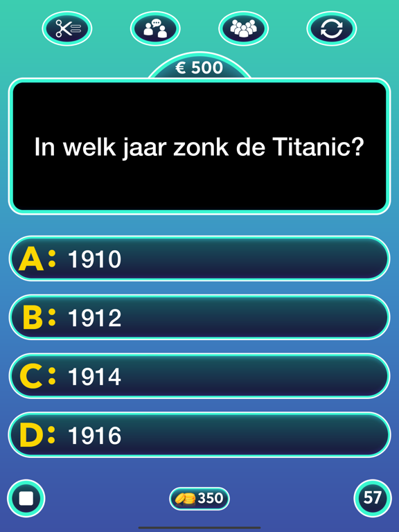 Algemene Kennis Quiz iPad app afbeelding 1
