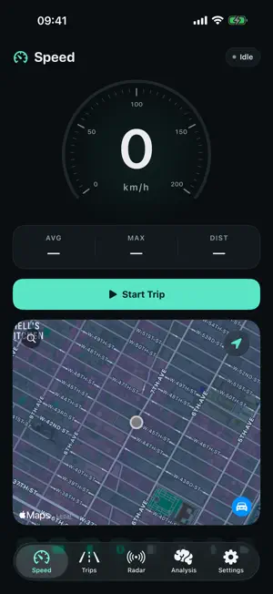 GPS Speedometer: DriveGPSProof screenshot 1