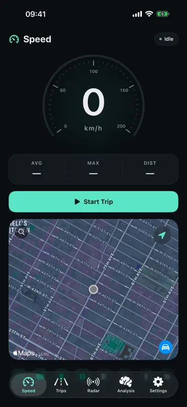 GPS Speedometer: DriveGPSProof screenshot 1 of 8