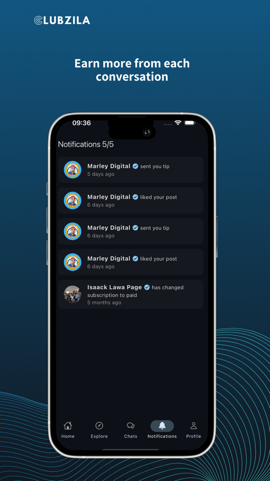 #5. Clubzila (iOS) Av: Frank Biita