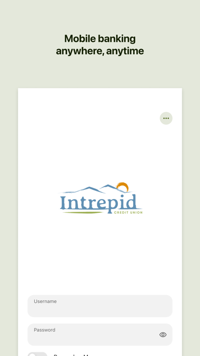 Intrepid Credit Union Screenshot