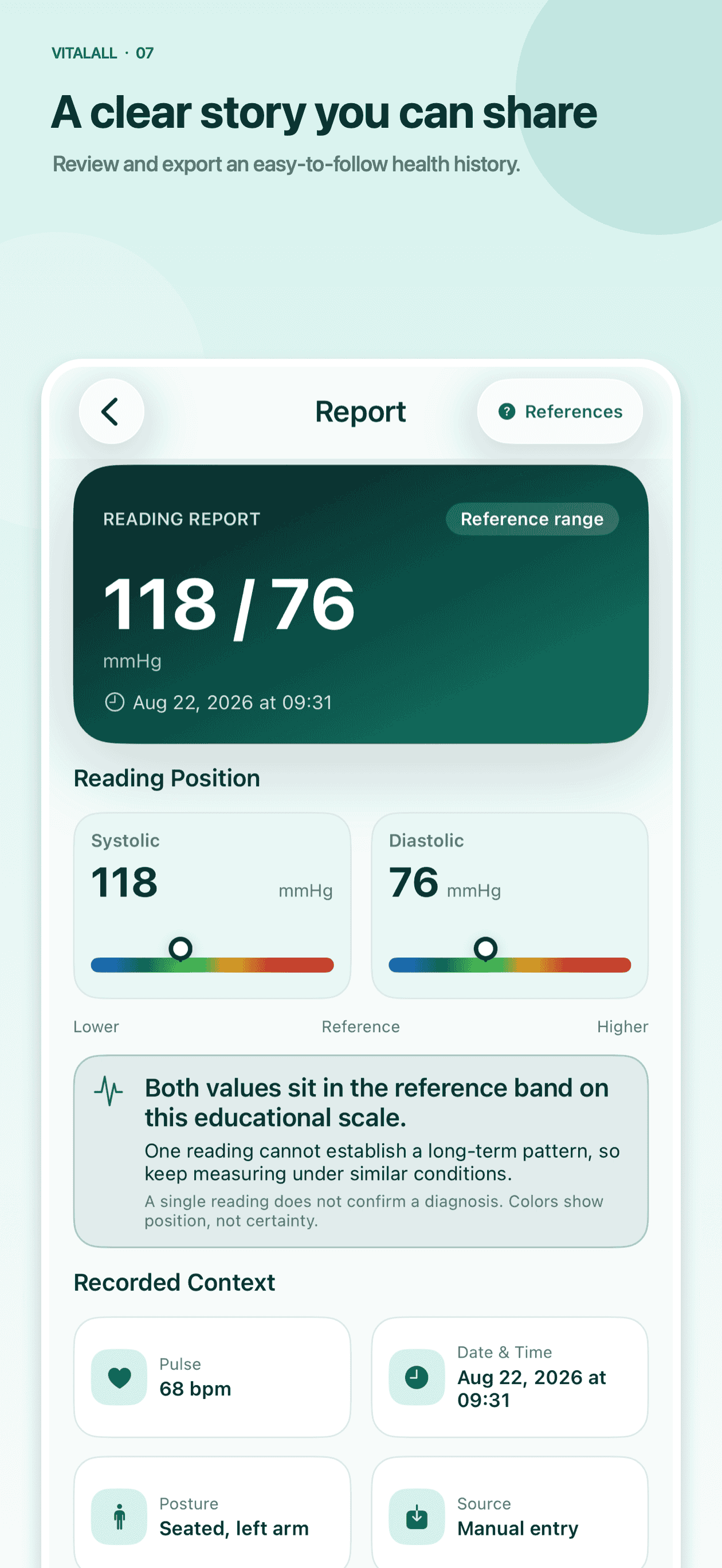 VitalAll: Health & BP screenshot 7