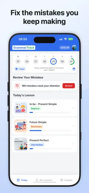 GrammarTrack: English Grammar screenshot 2