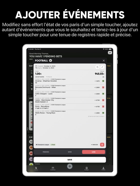 Screenshot #6 pour Betty - Suivi Paris Sportifs