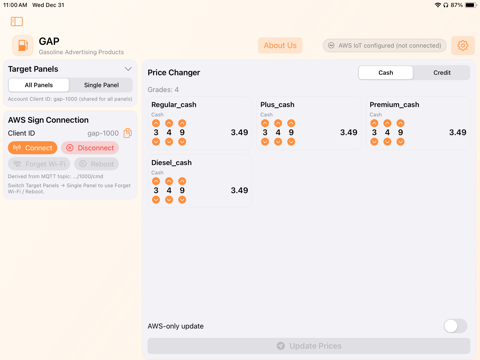 GAP Support app screenshot