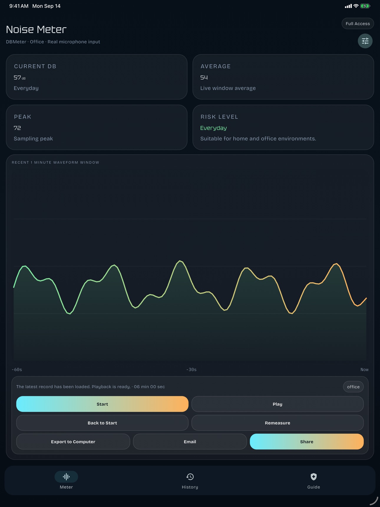 Screenshot 5 of Decibel Meter – Noise Detector