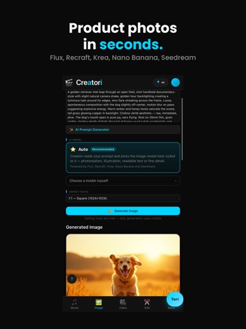 Creatori: AI Video Maker iPad screenshot
