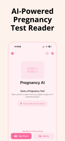 Pregnancy Test Checker: Linify Screenshot 2 of 5