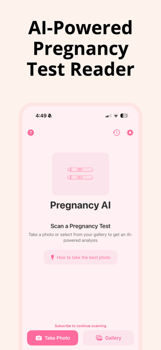 Pregnancy Test Checker: Linify Screenshot 2 of 5