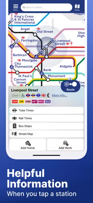 Tube Map - London Underground iPhone screenshot 5