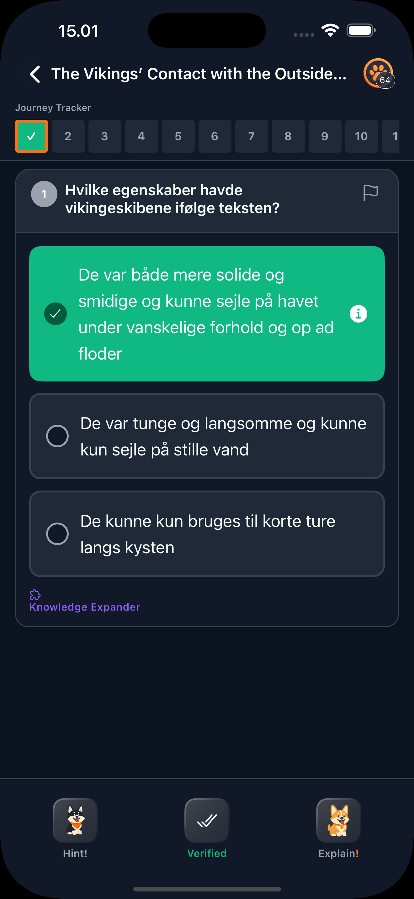 Danify, Danish Exam Prep