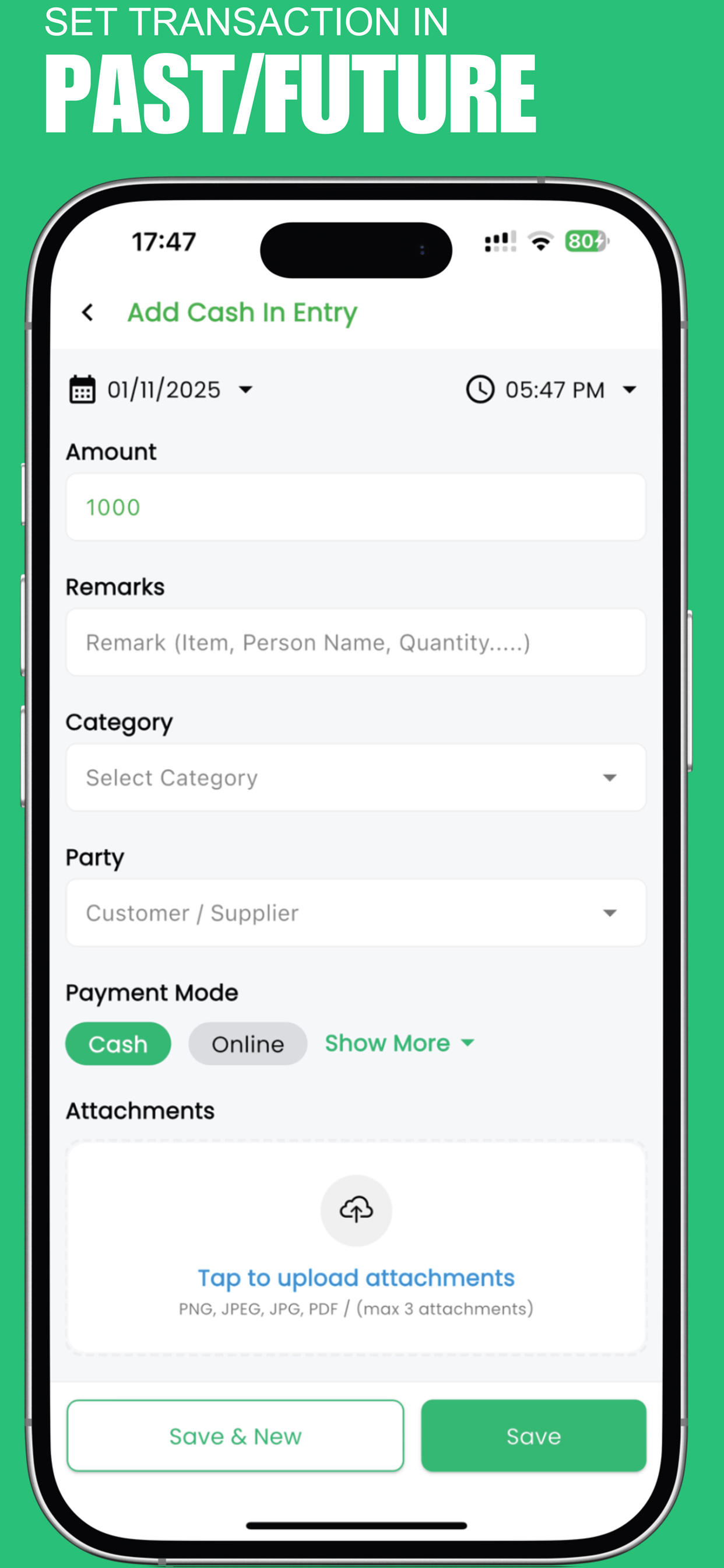 CashFlow: CashBook & Ledger screenshot 5