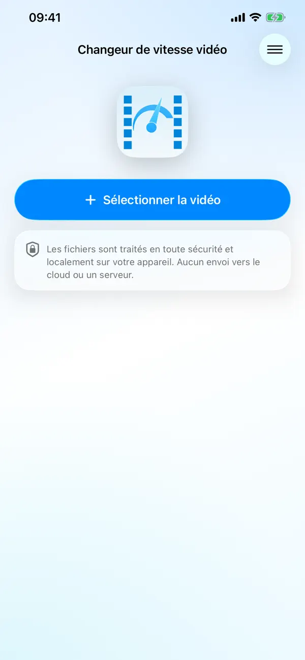 Screenshot #1 pour Changeur de vitesse vidéo