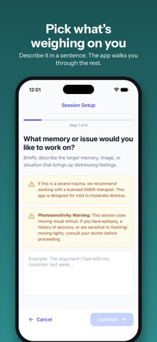 Balanced Mind: EMDR Therapy Screenshot 2 of 7