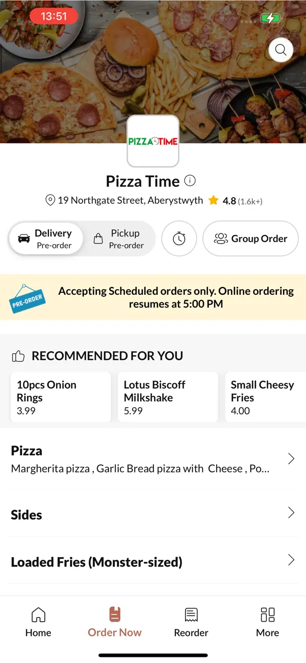 Screenshot #2 pour Pizza Time-Aberystwyth