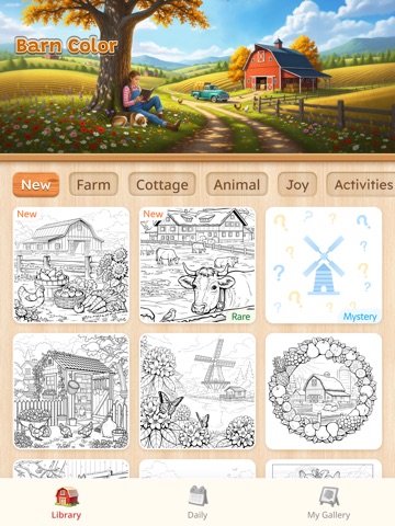 Barn Color: Farm Painting iPad screenshot