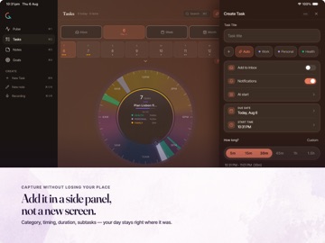 Cue: Personal AI Assistant iPad screenshot