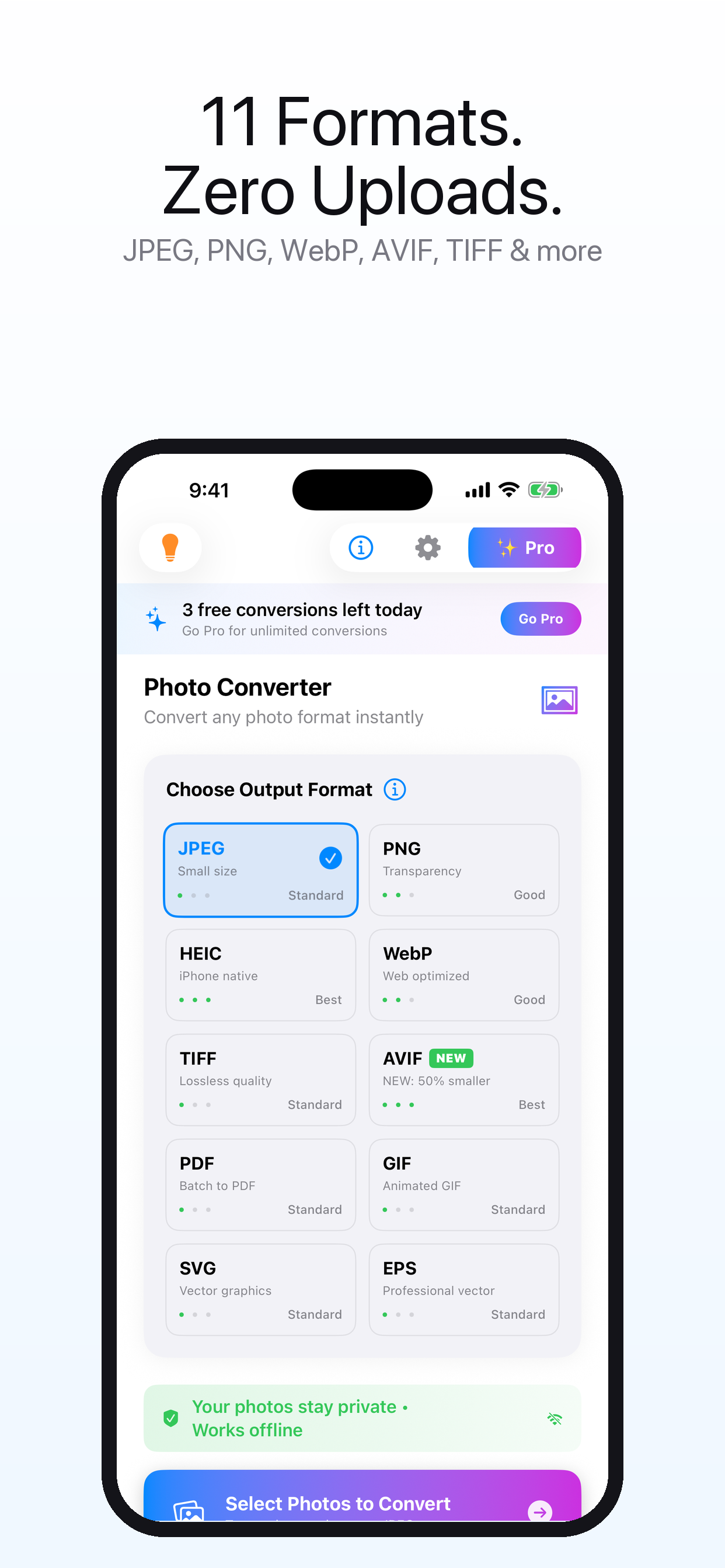 AI Photo Converter - Format