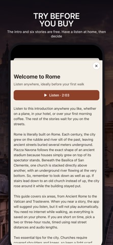 Rome: Tessera Audio Guide Screenshot 8 of 10