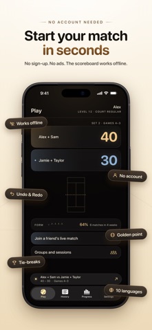 Padel Score Tracker - PadelArc screenshot 10