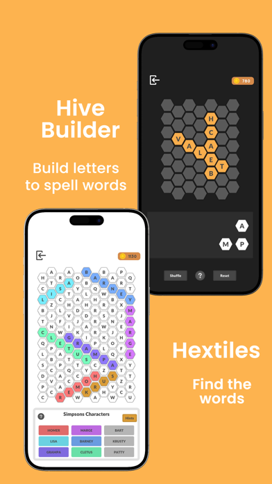 HexaBee - Word Games Screenshot
