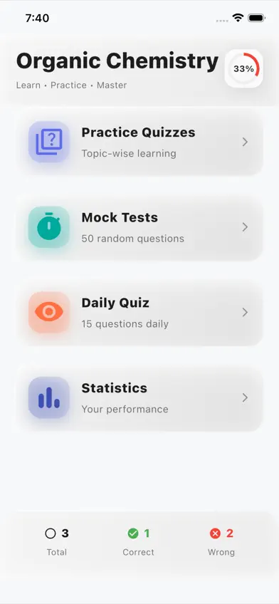 Organic Chemistry Practice Pro screenshot 1