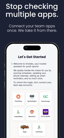 Onsides - Youth Sports App screenshot