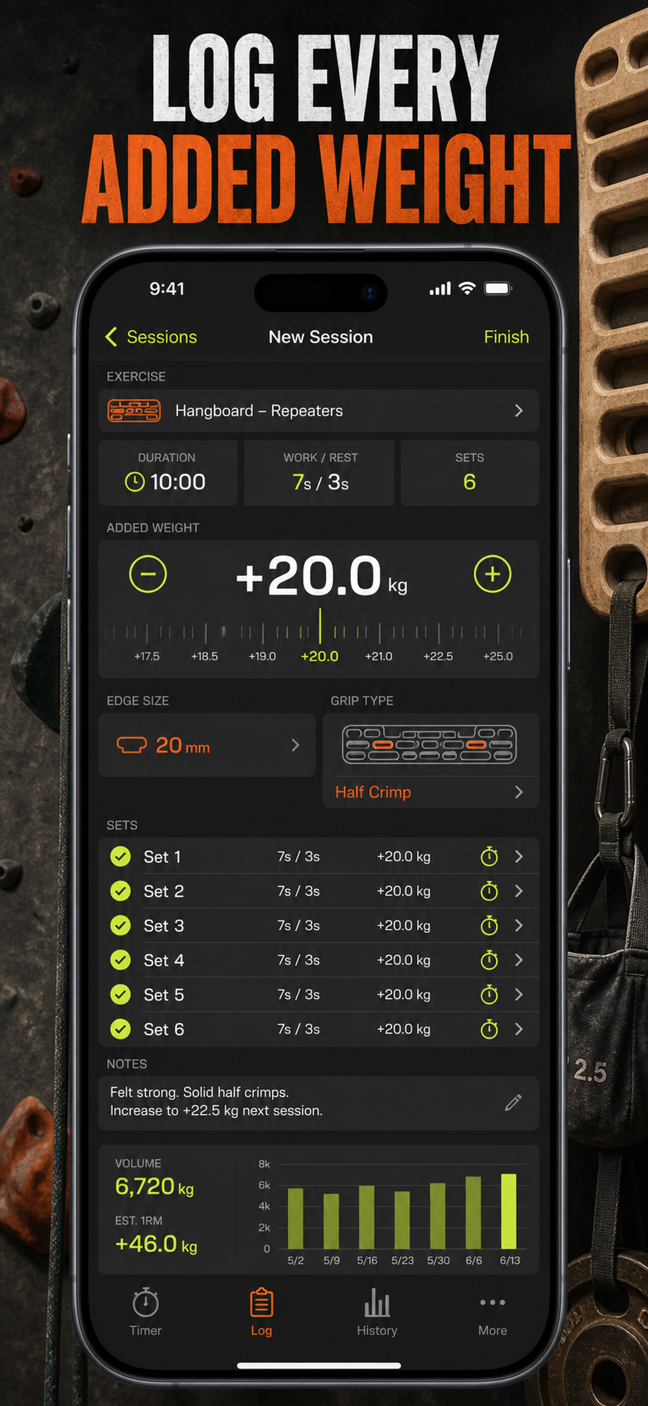 Hangboard: Climbing Training screenshot 5