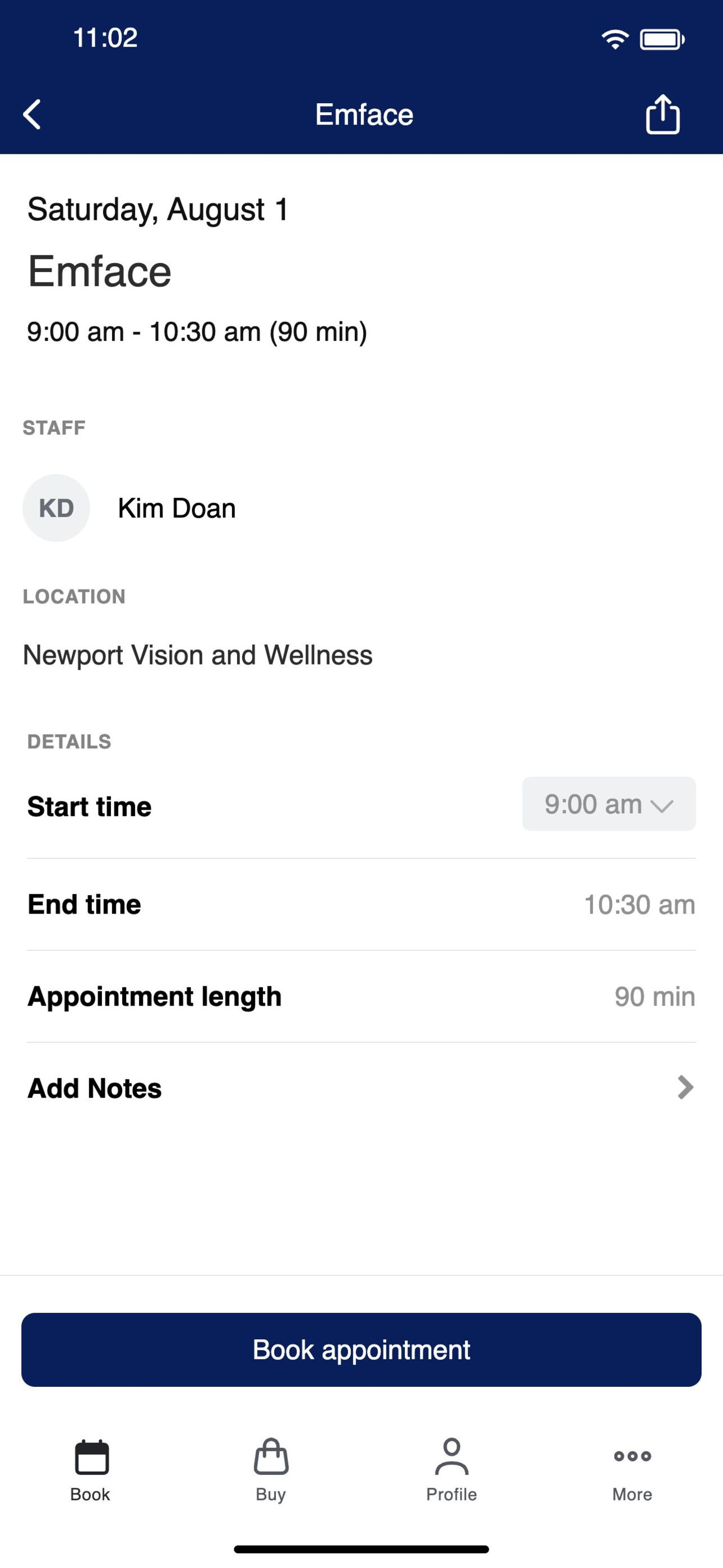 Newport Vision and Wellness screenshot 3