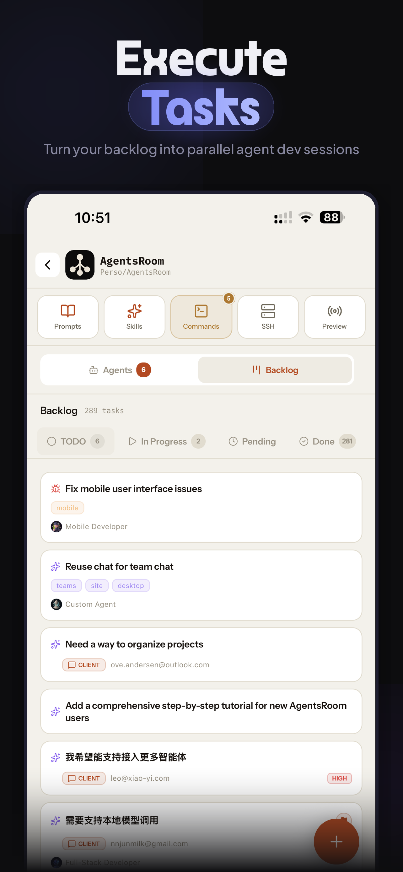 AgentsRoom AI Remote Dev Agent screenshot 8