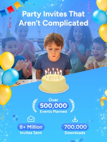 Invitd: Easy Party Invites iPad screenshot