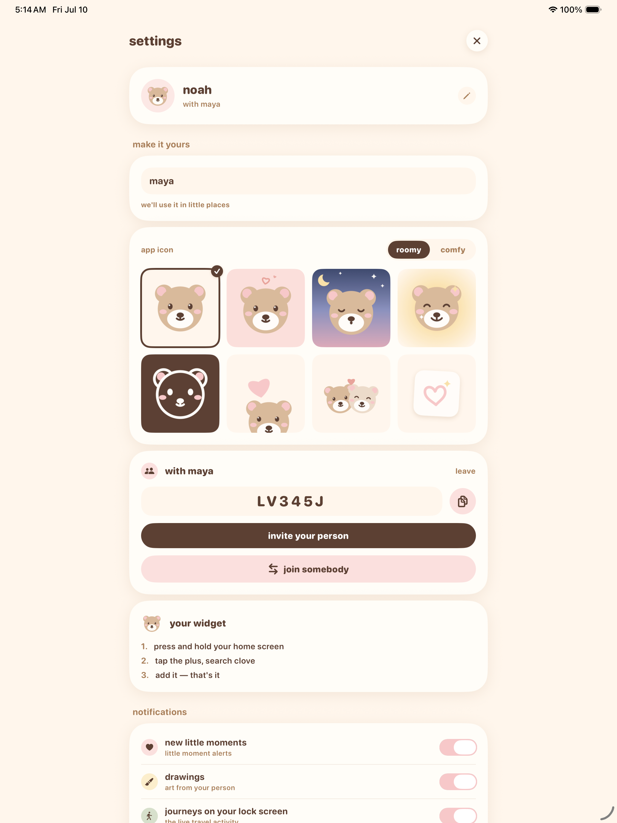 clove - widget hugs screenshot 8