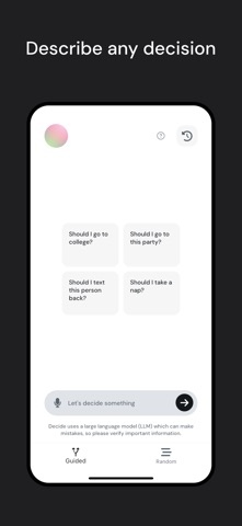 Decide: AI Decision Assistant Screenshot 2 of 9