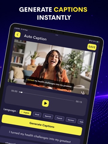 App screenshot