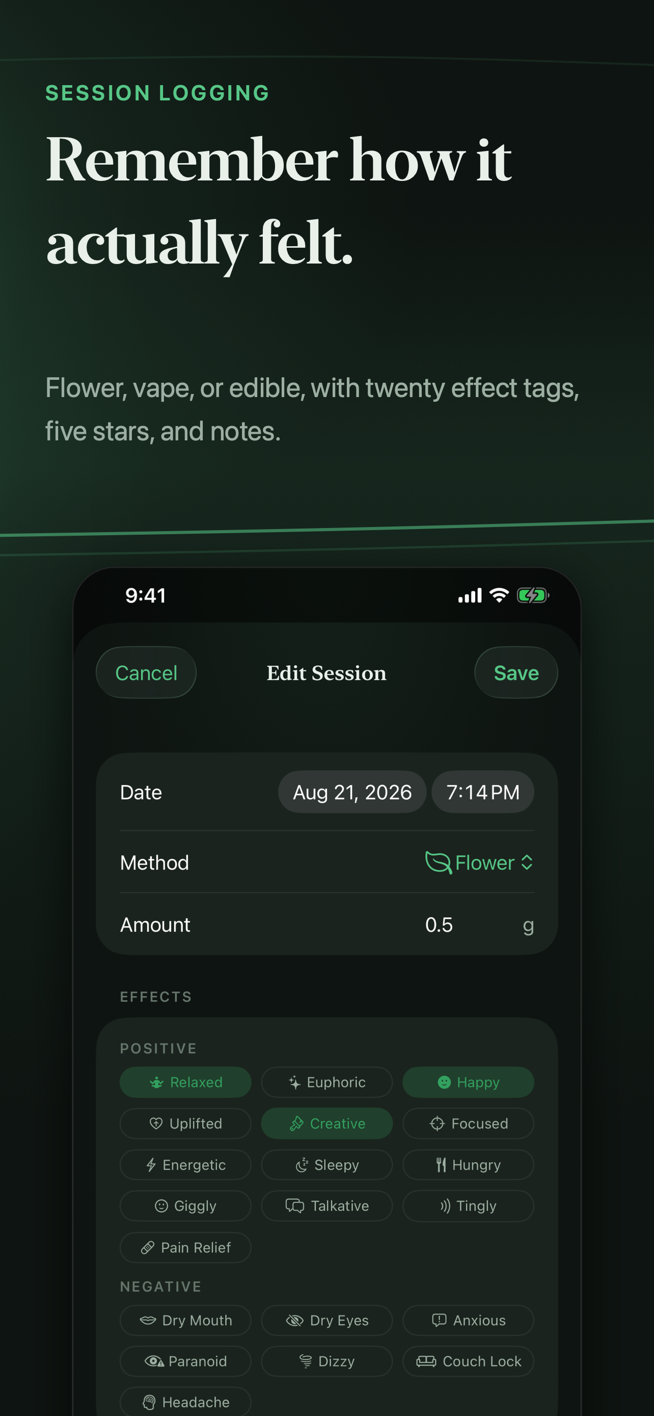 Leaflog Journal screenshot 2