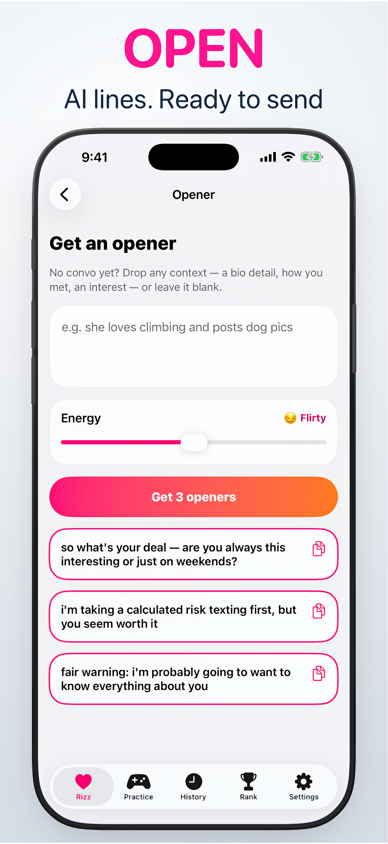 Rizz Scan AI screenshot 3