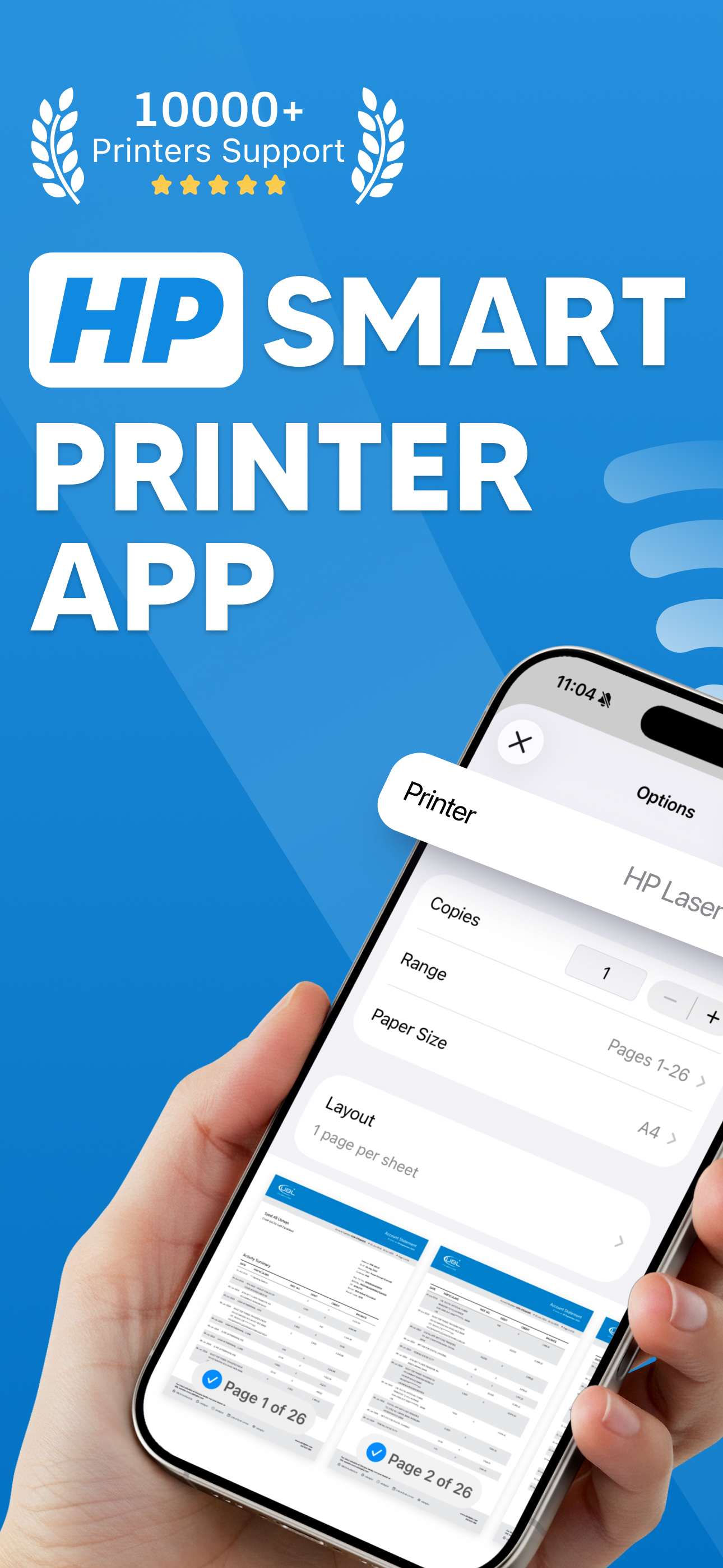 HP Smart Printer App − iPrint