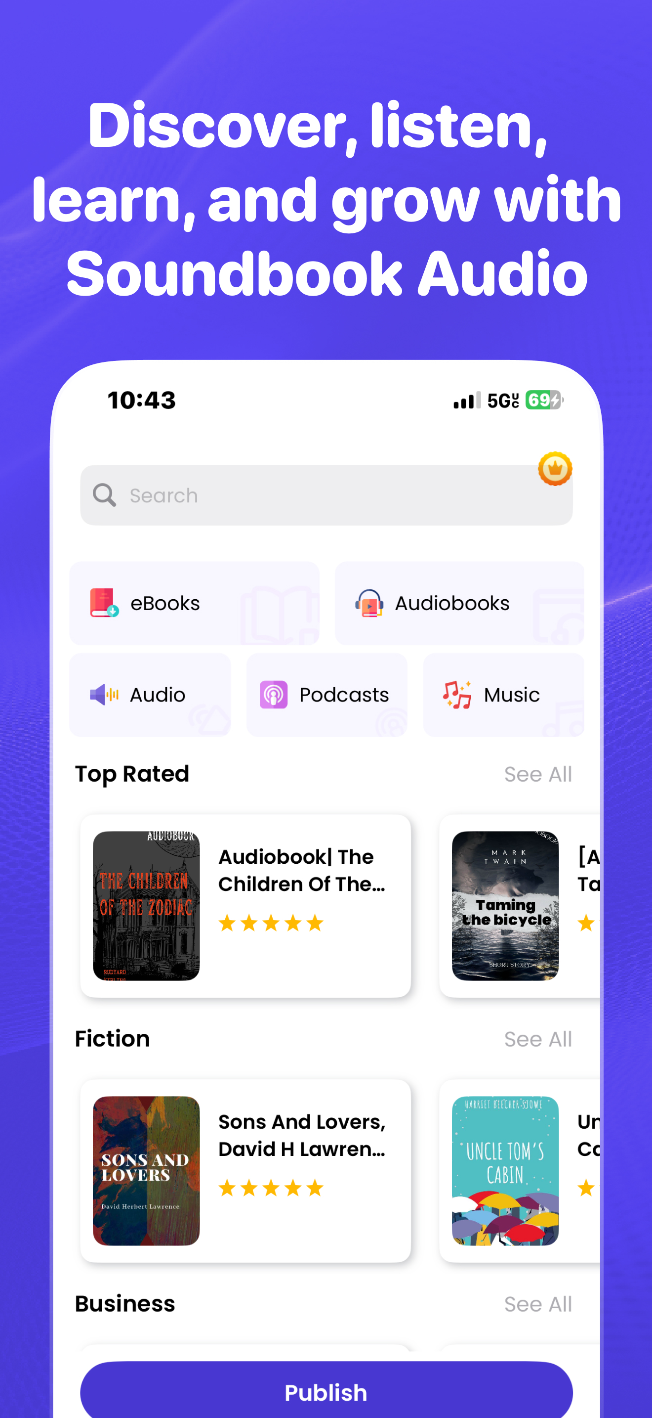 Soundbook Audio: Books & Music