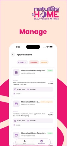 Naturals Salon At Home screenshot