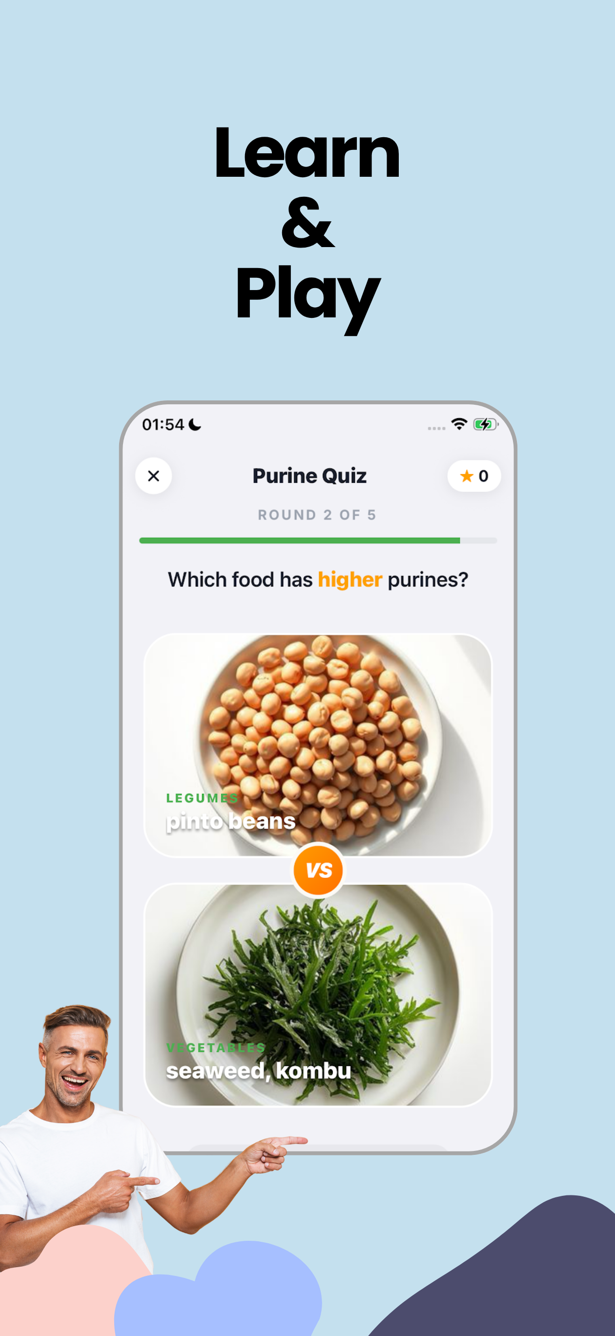 Gout Snap AI: Purine tracker