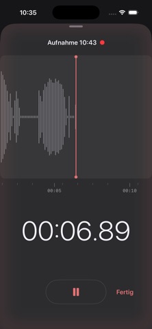 Sprachmemo - Audio Rekorder Screenshot 3 of 5