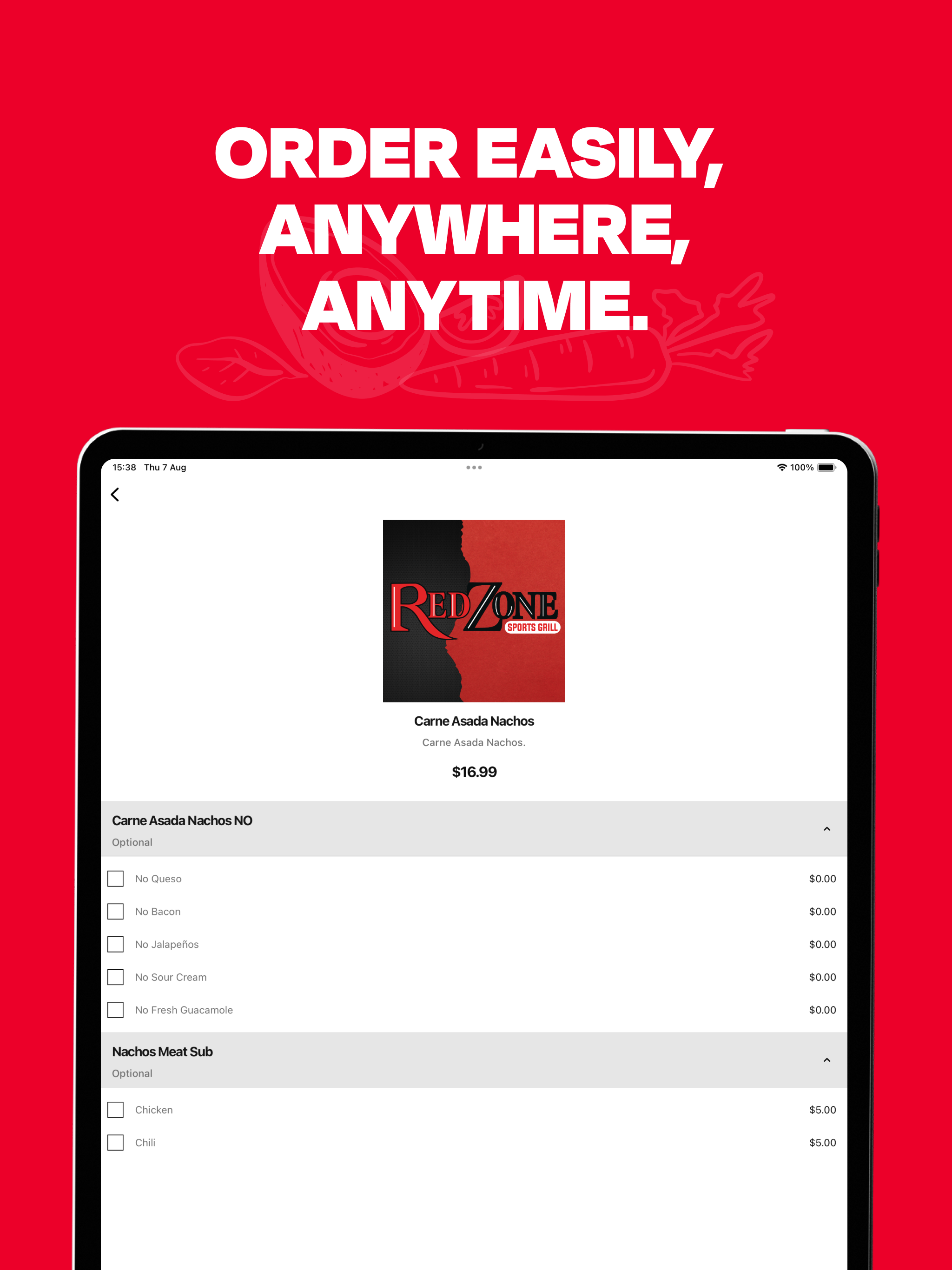 Red Zone Sports Grill screenshot 7